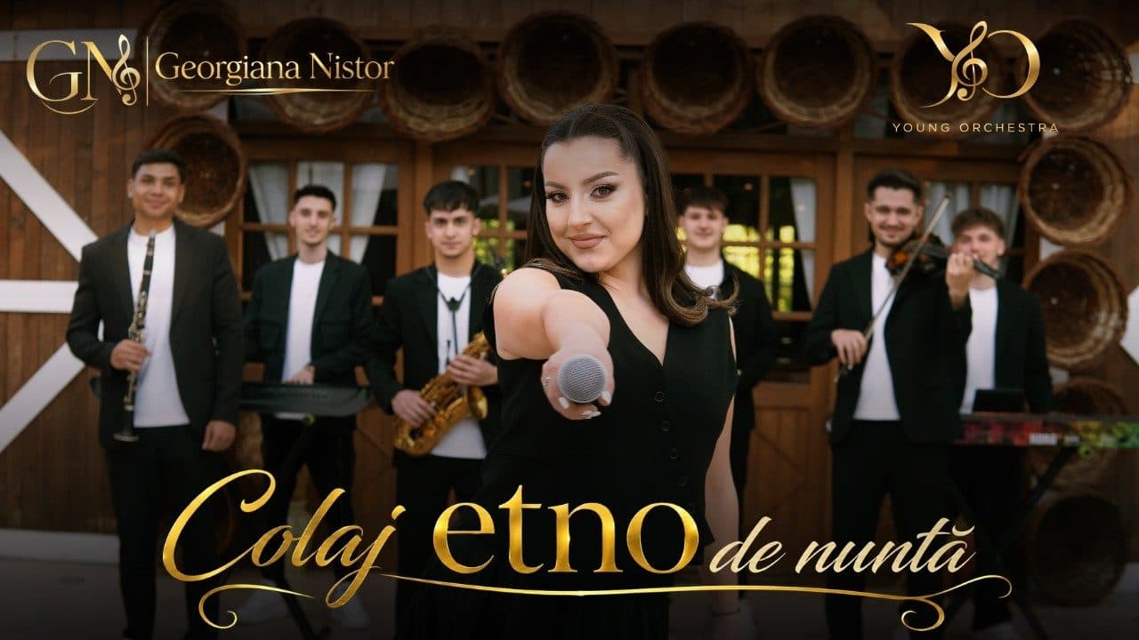 Georgiana Nistor și Young Orchestra într-un colaj etno de nuntă, live